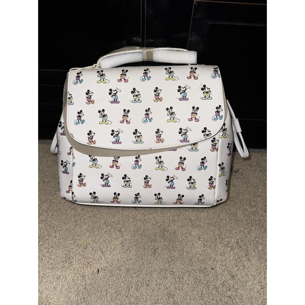 Disney Loungefly AOP Mickey Mouse Pastel Poses Crossbody Handbag Bag purse